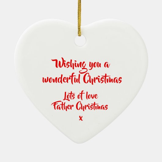 Sinterdwergsnuitje rood en wit ornament (Achterkant)