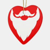 Sinterdwergsnuitje rood en wit ornament (Links)