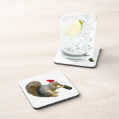 Sintereekhoorn Drink bier Onderzetter (Rechterzijde)