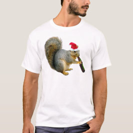 Sintereekhoorn Drink bier T-shirt