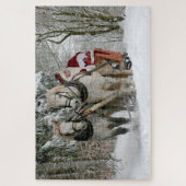 Sinteren en paarden legpuzzel (Verticaal)