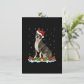 Sinterfamilie komt overeen met Santa Hat Boston Te Kaart (Staand voorkant)