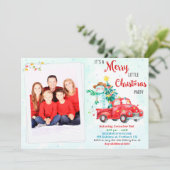 Sinterfeest kerstfeest kaart (Staand voorkant)