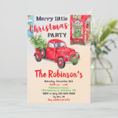 Sinterfeest kerstfeest kaart (Staand voorkant)