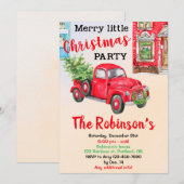 Sinterfeest kerstfeest kaart (Voorkant / Achterkant)