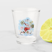 Sinterglas voor onvoorbereid gebruik shot glas (Voorkant)