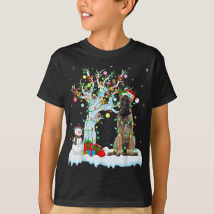Sinterhaas voor kerstboomverlichting Belgisch Mali T-shirt