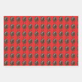 Sinterhoed met een duitse herder inpakpapier vel (Voorkant 3)