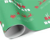 Sinterholiday Green Wrapping Paper Cadeaupapier (Rol Hoek)