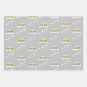 Sinterholiday met wieltjes inpakpapier vel (Voorkant 3)