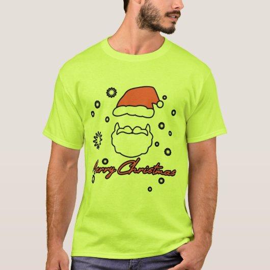 Sinterillustratie met cartoon en design t-shirt (Voorkant)