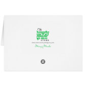 Sinterkerst Kaart met een smakelaar (Achterkant Horizontaal)