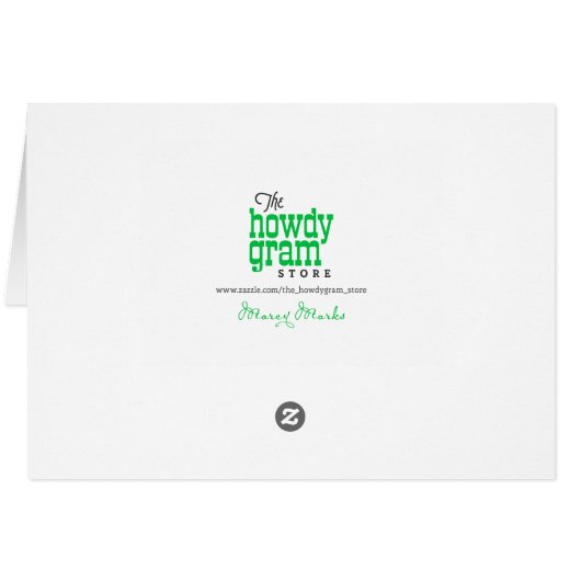 Sinterkerst Kaart met een smakelaar (Achterkant Horizontaal)