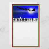 Sinterkerst met sinterklaas briefpapier (Voorkant / Achterkant)