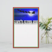 Sinterkerst met sinterklaas briefpapier (Staand voorkant)