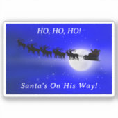 Sinterkerst met sinterklaas sticker (Voorkant)