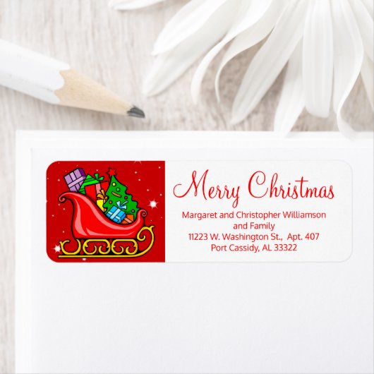 Sinterkerstboom met Sinterrood Groen Etiket (Insitu)