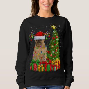 Sinterkerstboom Santa Hat Brussels Griffon Dog Trui