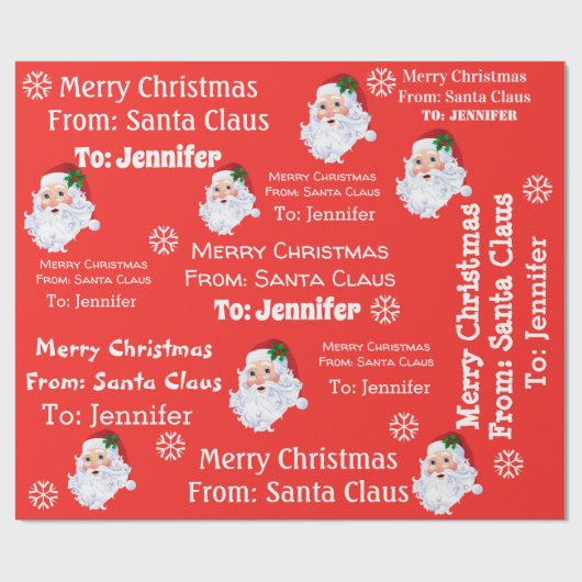 Sinterkerstcadeau voor het kind cadeaupapier (Vlak)