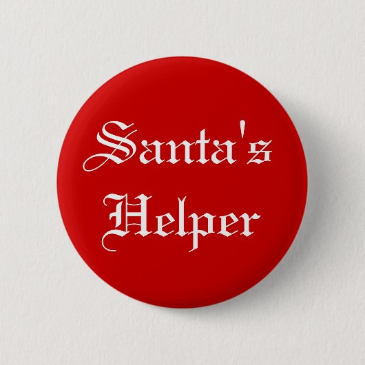 Sinterkerstfeestdag Button (Voorkant)