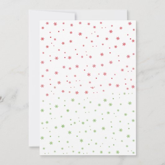 Sinterkerstfeestdag Kaart (Achterkant)