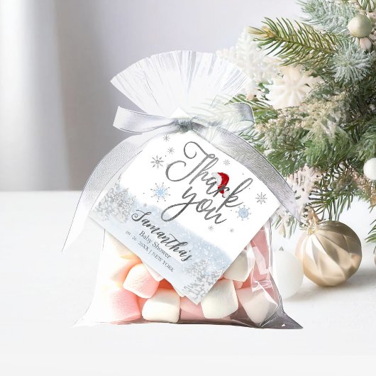 Sinterkerstjongen Baby shower Dank je Bedankjes Labels