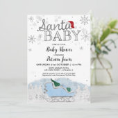 Sinterkerstjongen Baby shower Kaart (Staand voorkant)