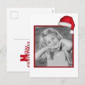 Sinterkerstkaart 1 Fototoestel Feestdagenkaart (Voorkant / Achterkant)