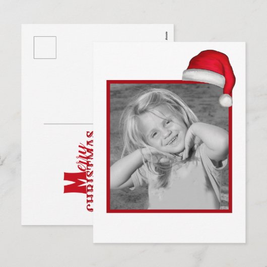 Sinterkerstkaart 1 Fototoestel Feestdagenkaart (Voorkant / Achterkant)