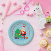 Sinterkerstkerstboom 20xx met kersttekst 7 inch to papieren bordje (Feest)