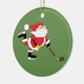 Sinterkerstkerstkerstmis Keramisch Ornament (Links)