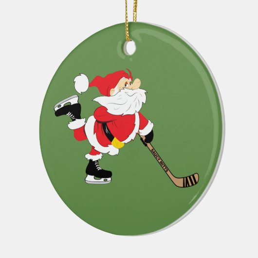 Sinterkerstkerstkerstmis Keramisch Ornament (Links)