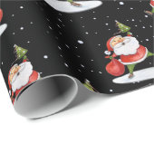 Sinterkerstkerstkersttekening waterverf cadeaupapier (Rol Hoek)