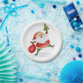 SinterkerstkerstkerstWaterverf Papieren Bordje (Feest)