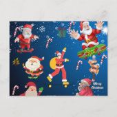 Sinterkerstman Briefkaart (Voorkant)