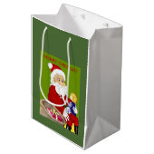 Sinterkerstman en cadeautas voor kinderen (Voorkant Gekanteld)