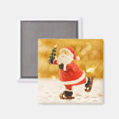 Sinterkerstman Magneet (Voorkant / Achterkant)