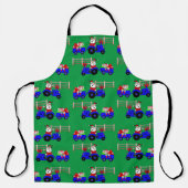 Sinterkerstman met cadeautjes schort (Voorkant)