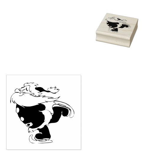 Sinterkerstman Rubberstempel (Gestempeld)