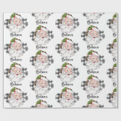 Sinterkerstpapier voor de korte kerstperiode cadeaupapier (Vlak)