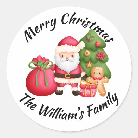 Sinterkerstprins Ronde Sticker (Voorkant)