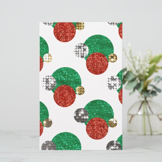 sinterkerststippen briefpapier (Staand voorkant)