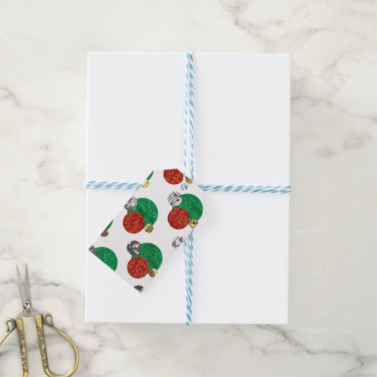 sinterkerststippen cadeaulabel (Met Touw)