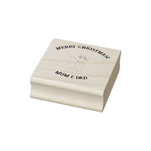 Sinterkerstwensen aanpasbaar rubberstempel (Stempel)