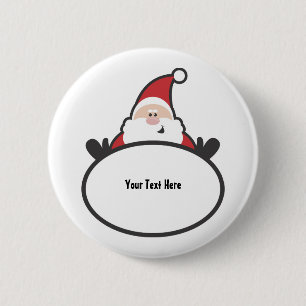 Sinterklaas (aanpasbaar) ronde button 5,7 cm