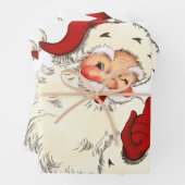 Sinterklaas  Antiek Retro ontkoppeling Inpakpapier Vel (In situ)