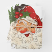 Sinterklaas  Antiek Retro ontkoppeling Inpakpapier Vel (In situ)