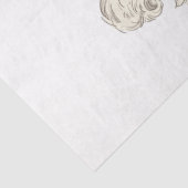 Sinterklaas Antiek Retro ontkoppeling Tissuepapier (Detail)