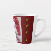 Sinterklaas Baby Foto Kerstmis Latte Mok (Rechts)