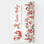 Sinterklaas Baby Kerst Baby Shower Feestje Spandoek (Verticaal)